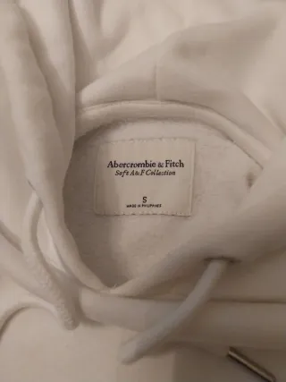 Sudadera Abercrombie & Fitch Blanca