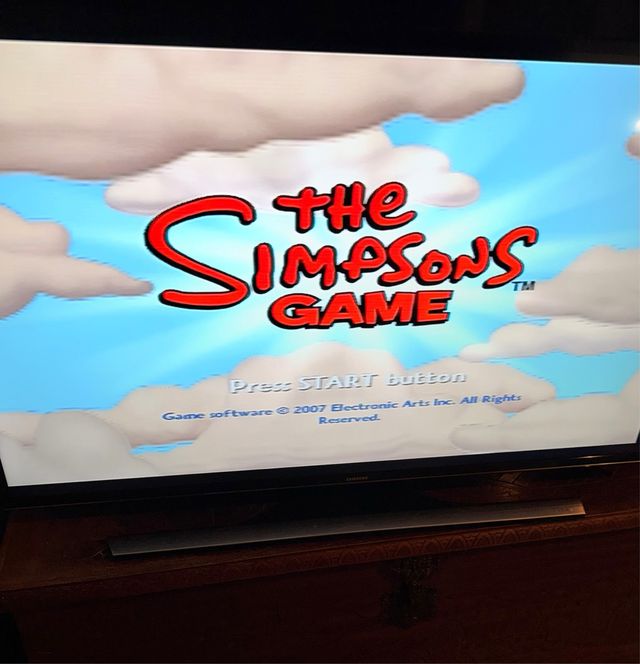 Jogo The Simpsons Game PS2