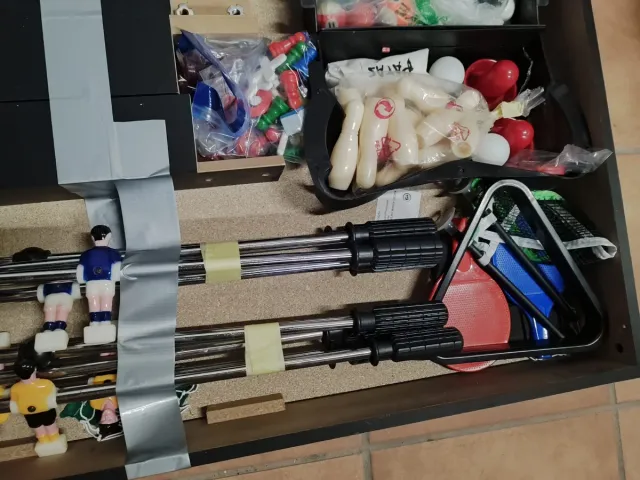 Mesa Multijuegos Futbolín-Hockey-PinPon-Billar