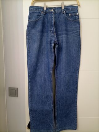 Pantalón vaquero mujer azul