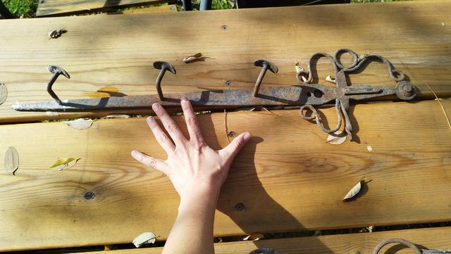 Espada Perchero forja antiguo