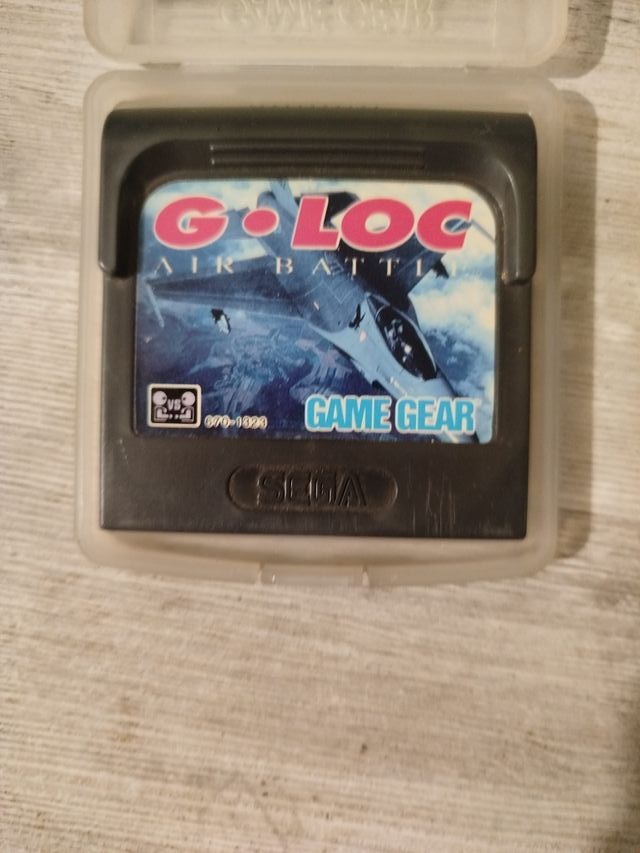 Pack cartuchos Game Gear Sonic + G-LOC Air Battle