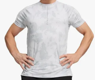 Camiseta Puma Unisex Gris y Blanca