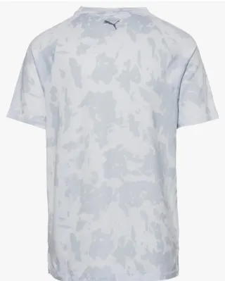 Camiseta Puma Unisex Gris y Blanca