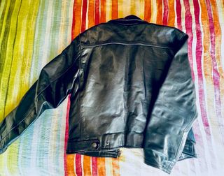 Chaqueta de cuero auténtico VITA Paris – Vintage M