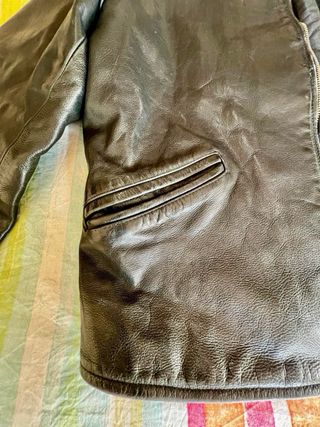Chaqueta de cuero auténtico VITA Paris – Vintage M