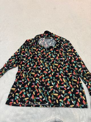Camisa estampada multicolor