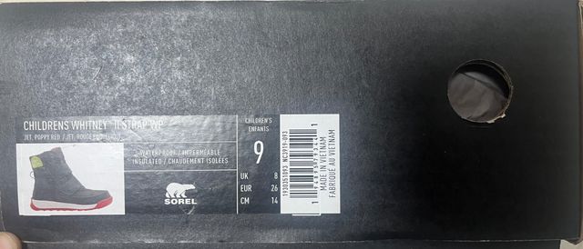 Nuove Stivali da Neve SOREL - TAGLIA 26