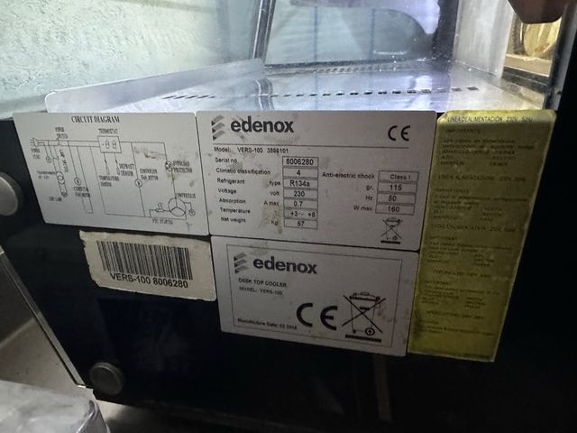 Vitrina expositora Edenox