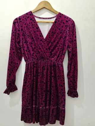 Vestito donna fantasia maculata