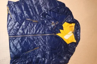 Abrigo Tintoretto Azul y Amarillo.