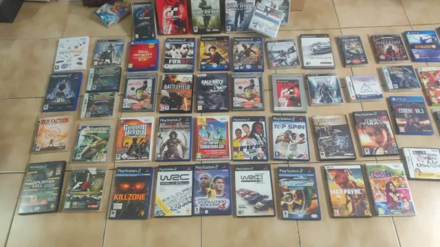 Lote de Videojuegos PS2, PS3, PS4, Wii