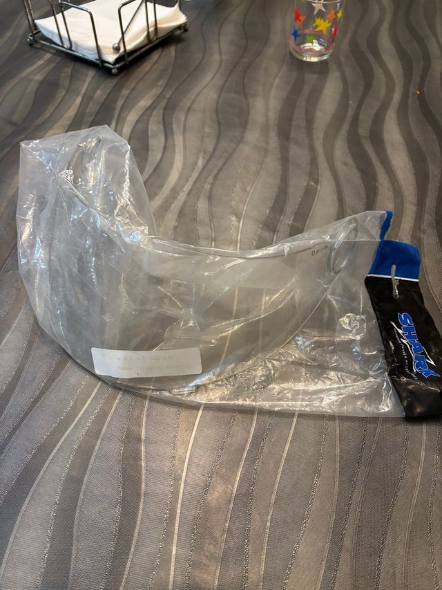 Visera Casco Shark Transparente Semi-Nueva