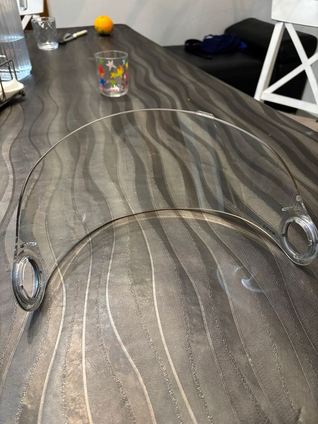 Visera Casco Shark Transparente Semi-Nueva