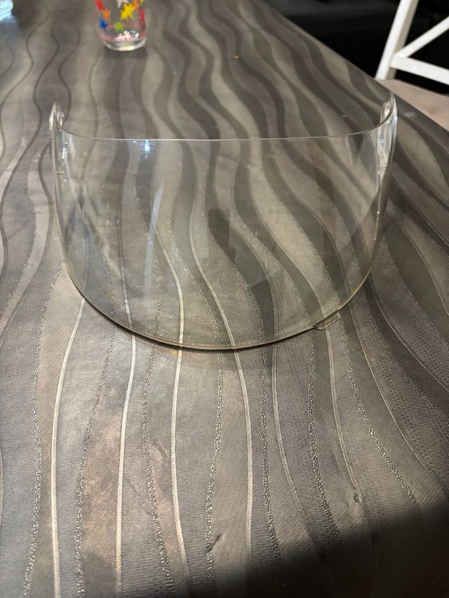 Visera Casco Shark Transparente Semi-Nueva