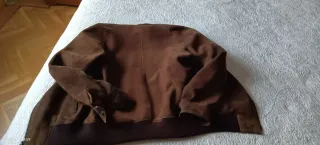 Cazadora Ante Vintage Mujer Marrón