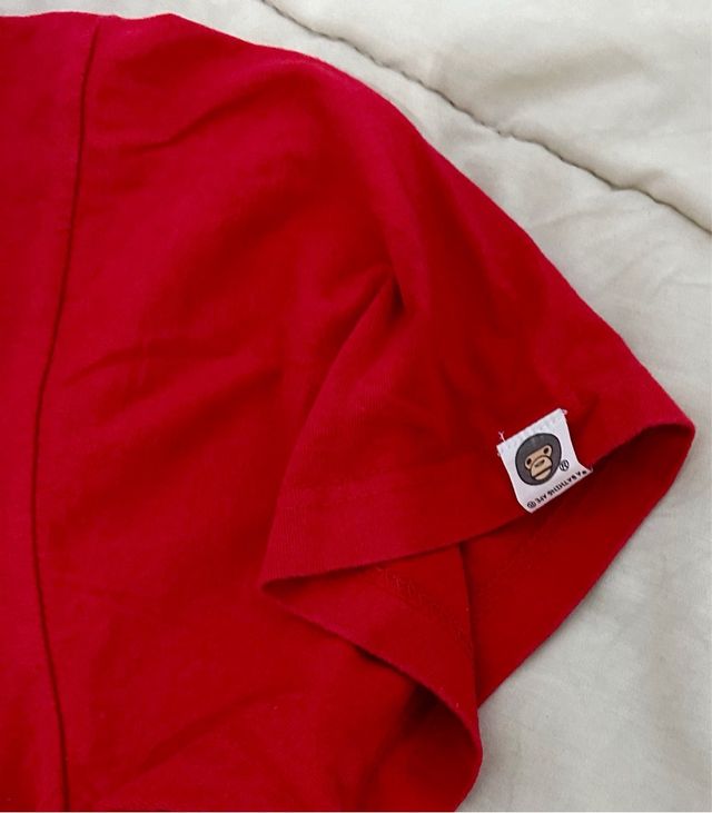 Camiseta Baby Milo by A Bathing Ape Roja Talla L