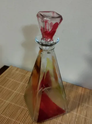 Ampolla decorativa in vetro colorata