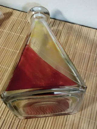 Ampolla decorativa in vetro colorata