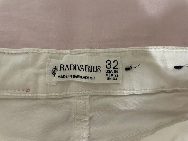 Pantalón vaquero skinny blanco