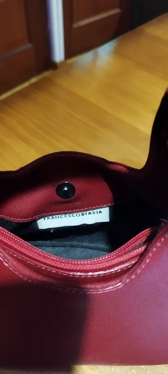 Bolso Francesco Biasia Rojo y Blanco