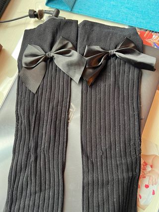 Parigine nere con fiocco