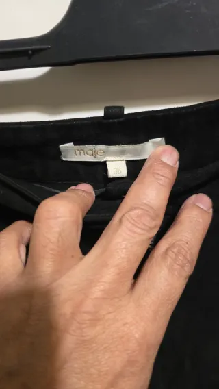 Pantalón de piel Maje Talla 36