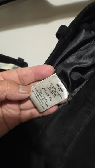 Pantalón de piel Maje Talla 36