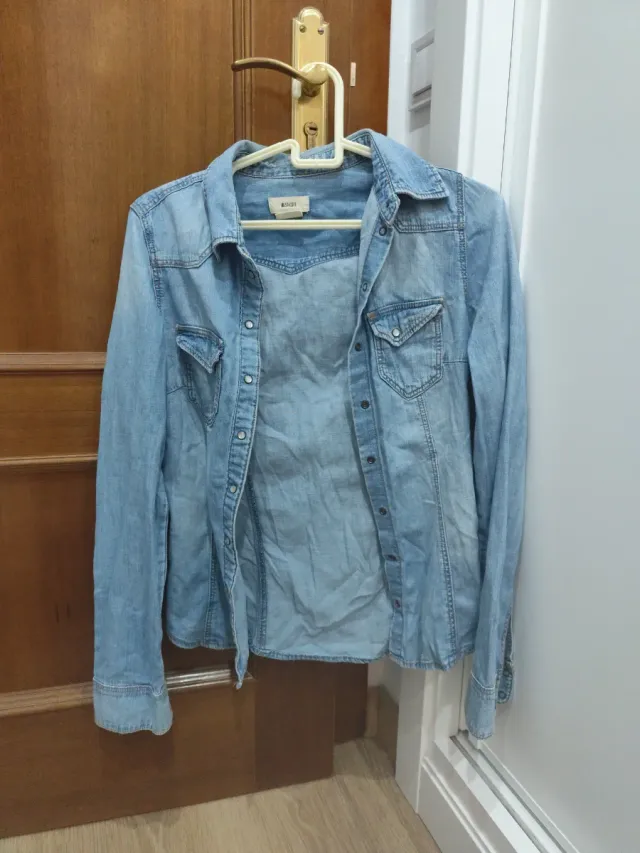 Camisa vaquera azul Talla 34