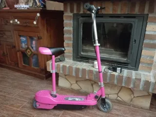 Patinete Eléctrico Infantil Rosa