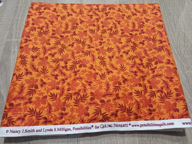 Tela Patchwork Quilting Treasures Hojas Otoño