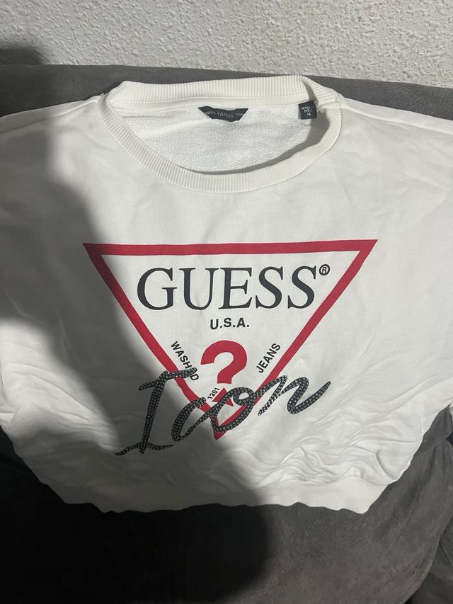 Sudadera Guess Blanca Talla 14
