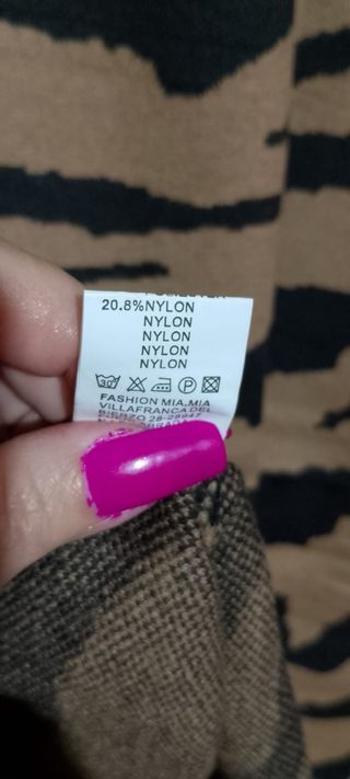 Vestido estampado cebra