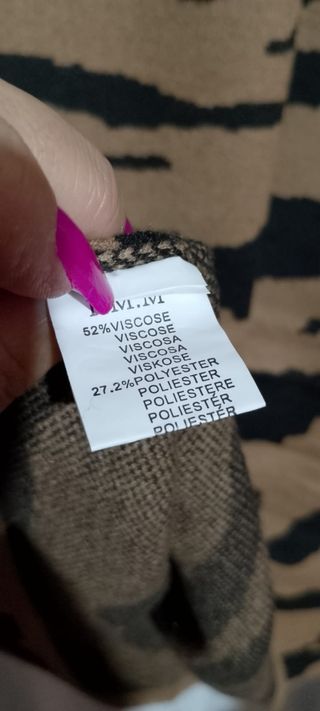 Vestido estampado cebra