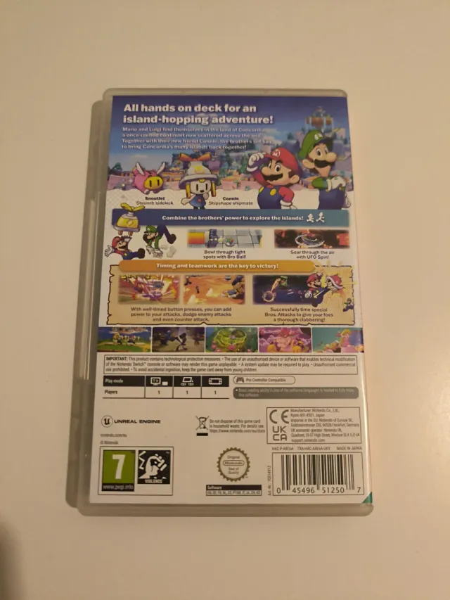 Mario & Luigi: Conexão Fraternal Switch