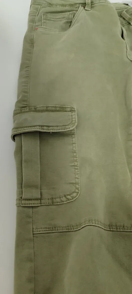 Pantalón cargo mujer verde
