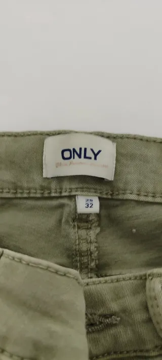 Pantalón cargo mujer verde