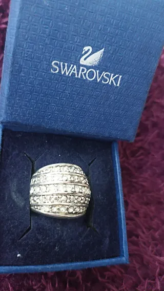 Anillo Swarovski Plata