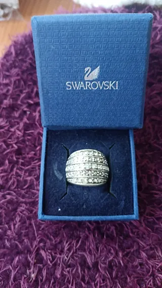 Anillo Swarovski Plata