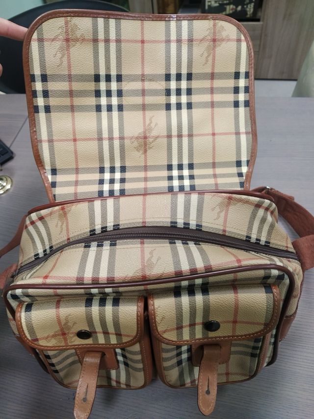 Borsone Burberry Vintage Pelle