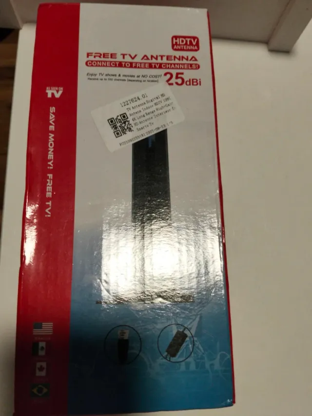 Antena HDTV Digital Interior 25dBi Nueva