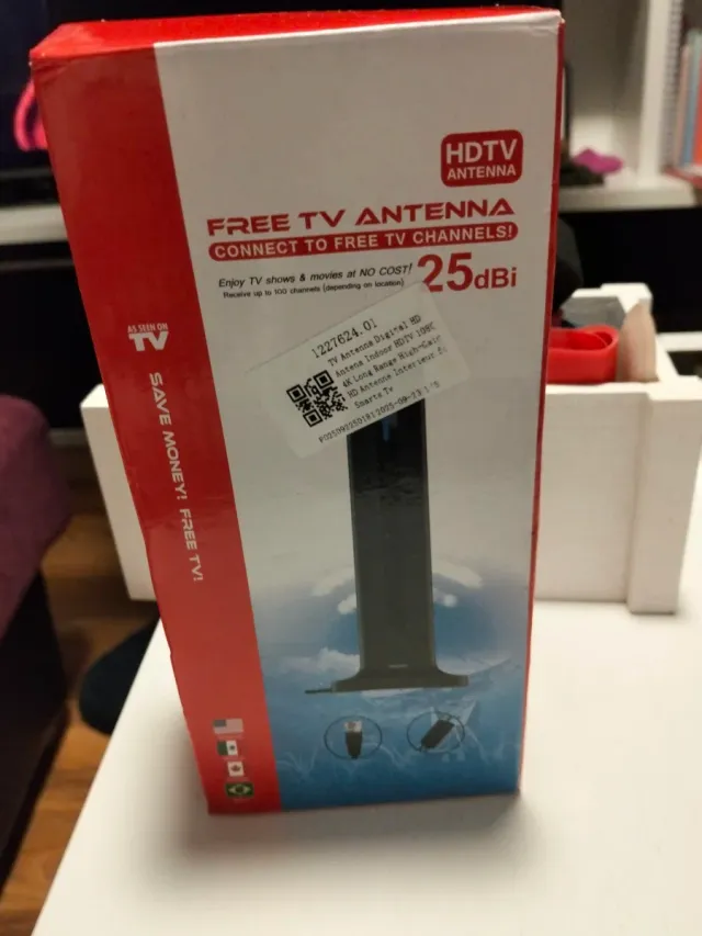 Antena HDTV Digital Interior 25dBi Nueva