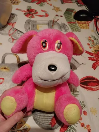 Peluche cagnolino rosa