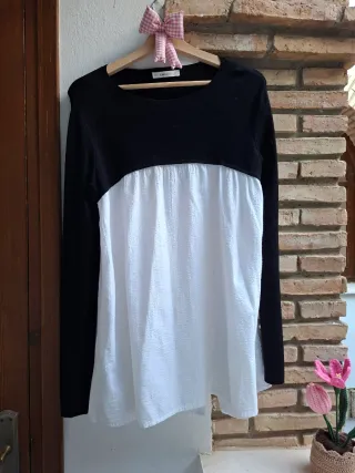 Blusa combinada Zara