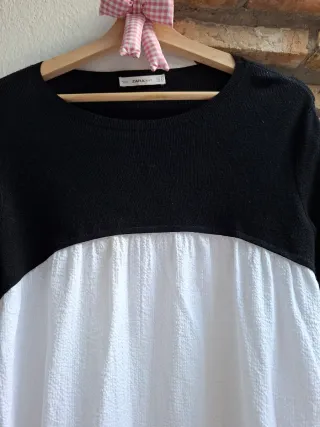 Blusa combinada Zara