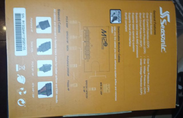 Fuente Alimentación Seasonic M12-II Bronze 750W