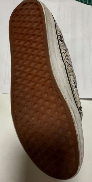 Zapatillas Vans estampado serpiente para mujer