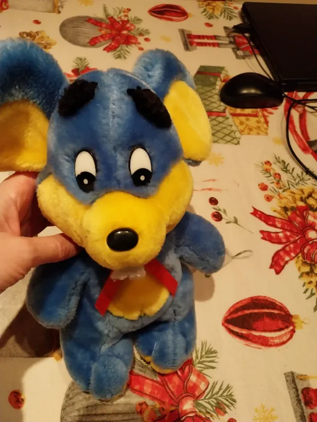 Peluche Topolino Blu