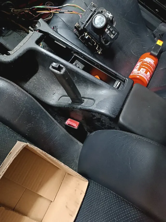 Interior cabina coche