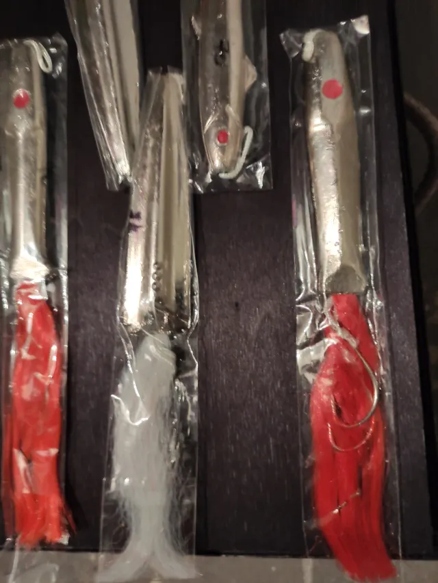 Lote 10 Chivos Pesca Lubina Señuelos.